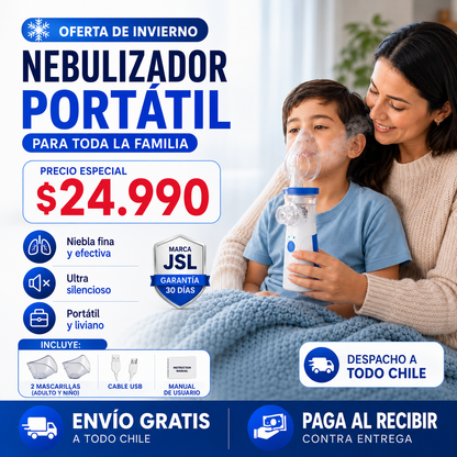 Nebulizador Portátil Inalámbrico