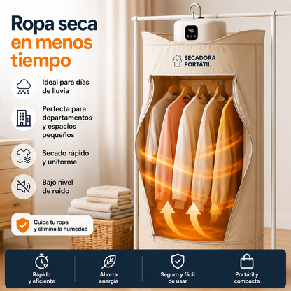 Secadora Ropa Portátil