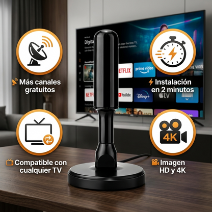 Antena Digital Full HD 4K (Oferta 2x1)